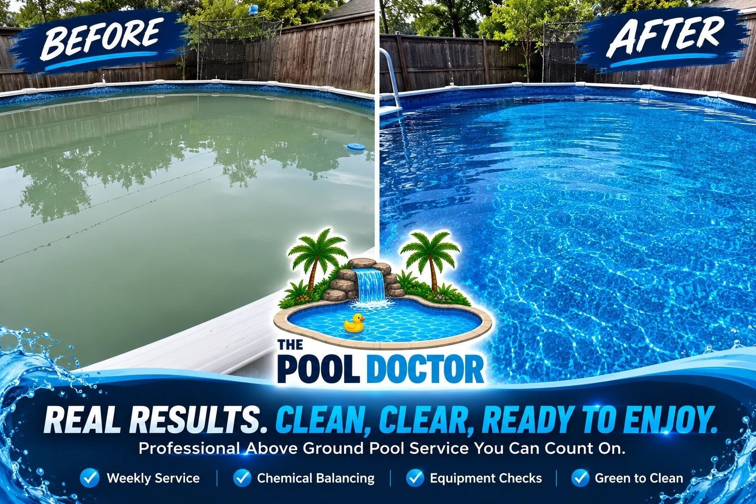 Pool cleaning transformation